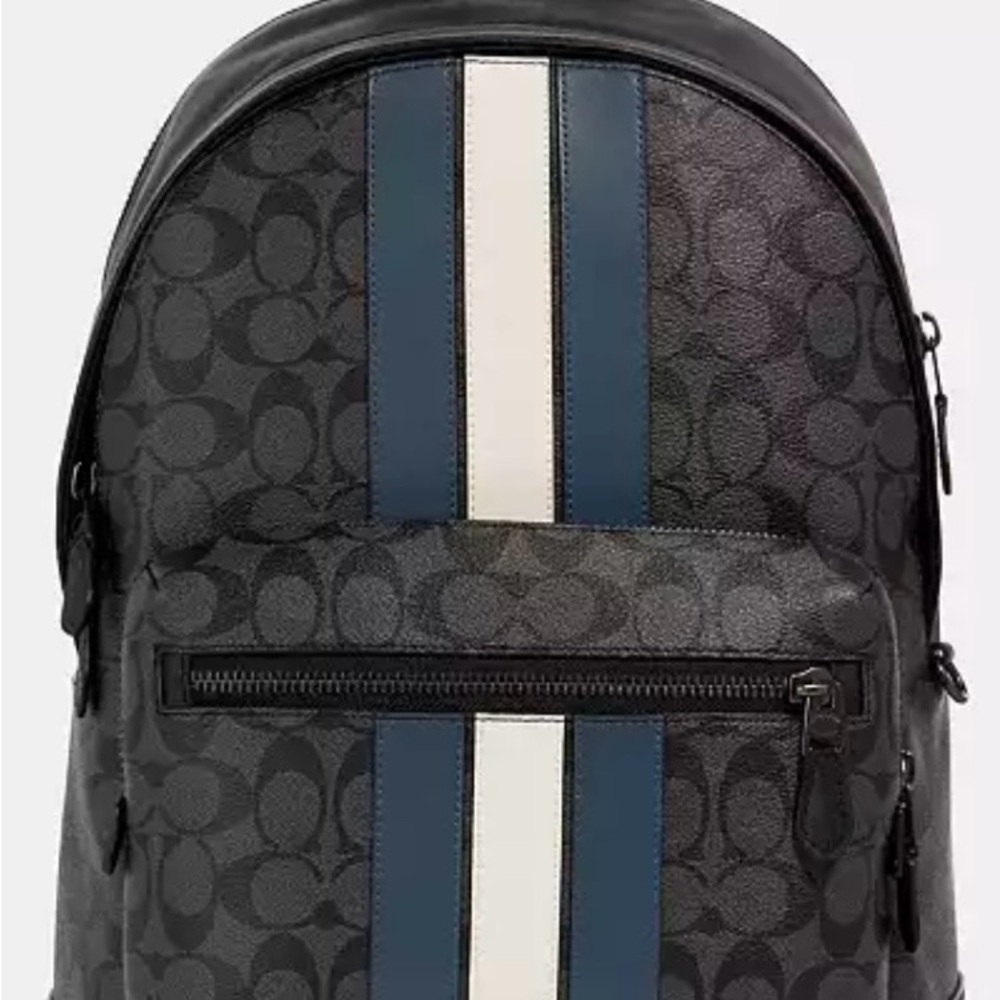 Coach Black and Blue Backpack